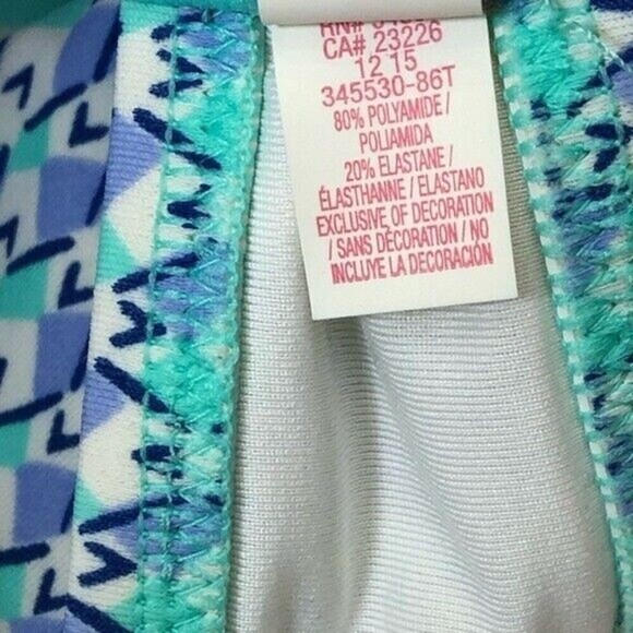 Victoria’s Secret The Fabulous Bikini Top Paisley Size 36C Tassel Swim Top - Picture 7 of 7